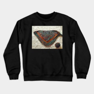 Knitted Shawl and Yarn Ball Crewneck Sweatshirt